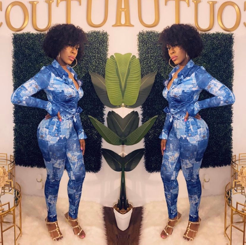 Boss Babe Muti Blue Set